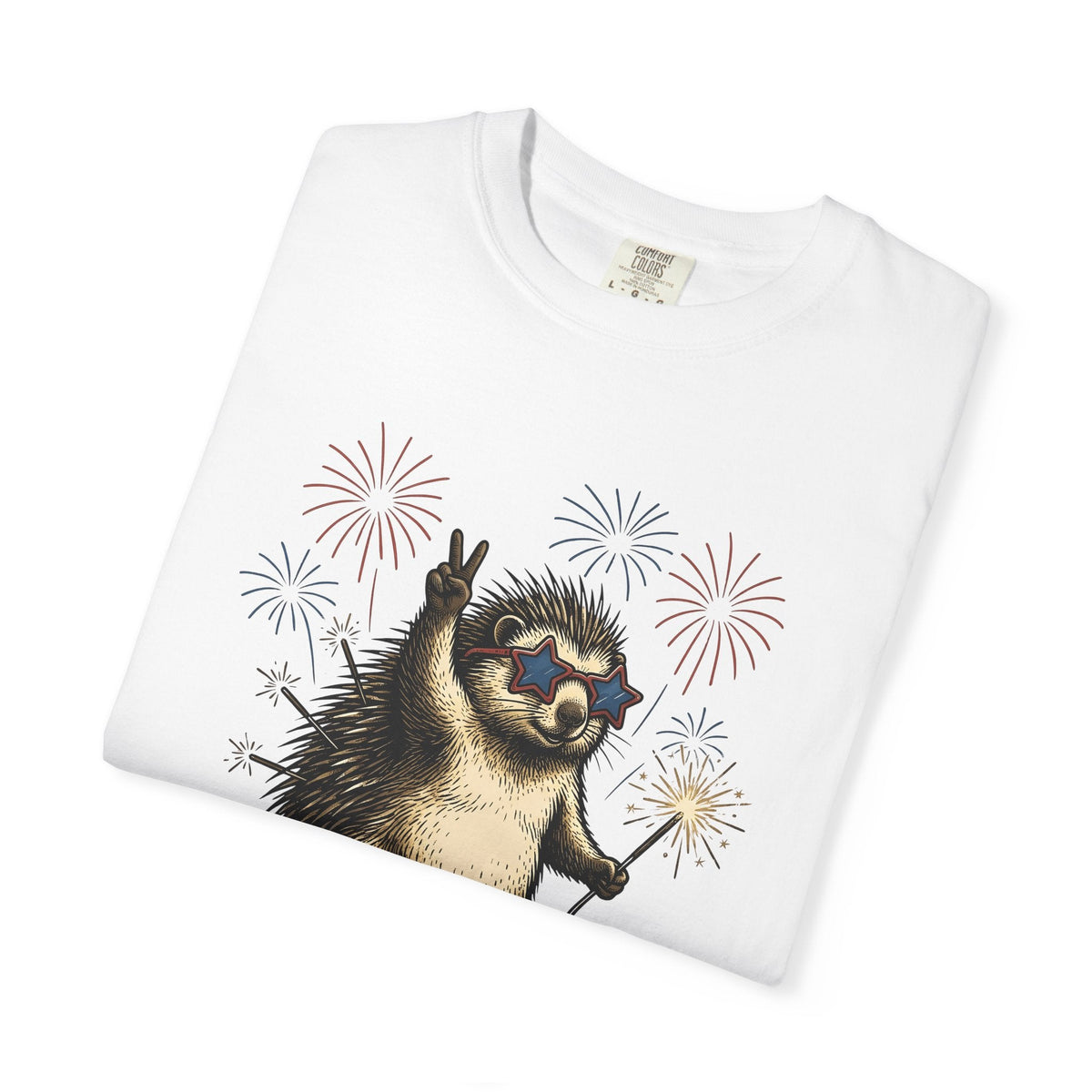 Porcupine Shirt 4th Of July Independence Gift Women Classic product image 5
