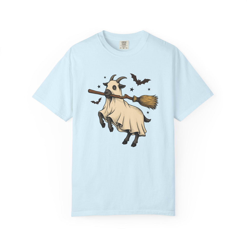 Goat Mask Shirt Halloween Barnyard Unisex Gift Old School product image 2