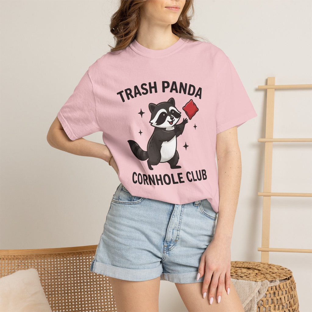 Raccoon Cornhole Shirt Wildlife Gift Women Comic Tee Boards product image 12