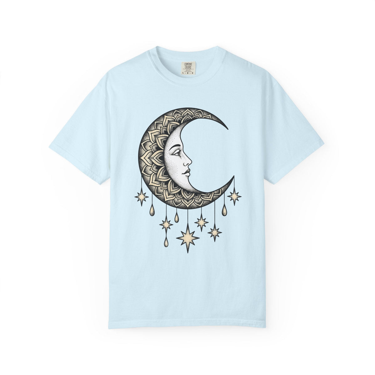Crescent Moon Shirt Boho Chic Astrology Unisex Gift Henna product image 2