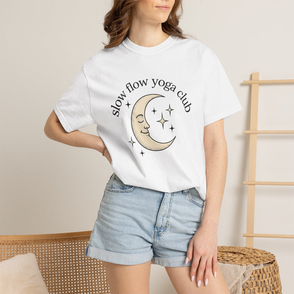 Crescent Moon Shirt Yoga Mindfulness Unisex Gift Hippie Tee product image 6