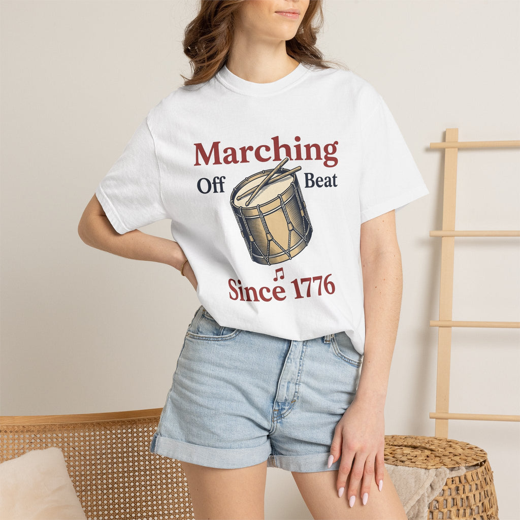 Snare Drum Shirt 4th Of July Freedom Gift Women Hand Drawn product image 6
