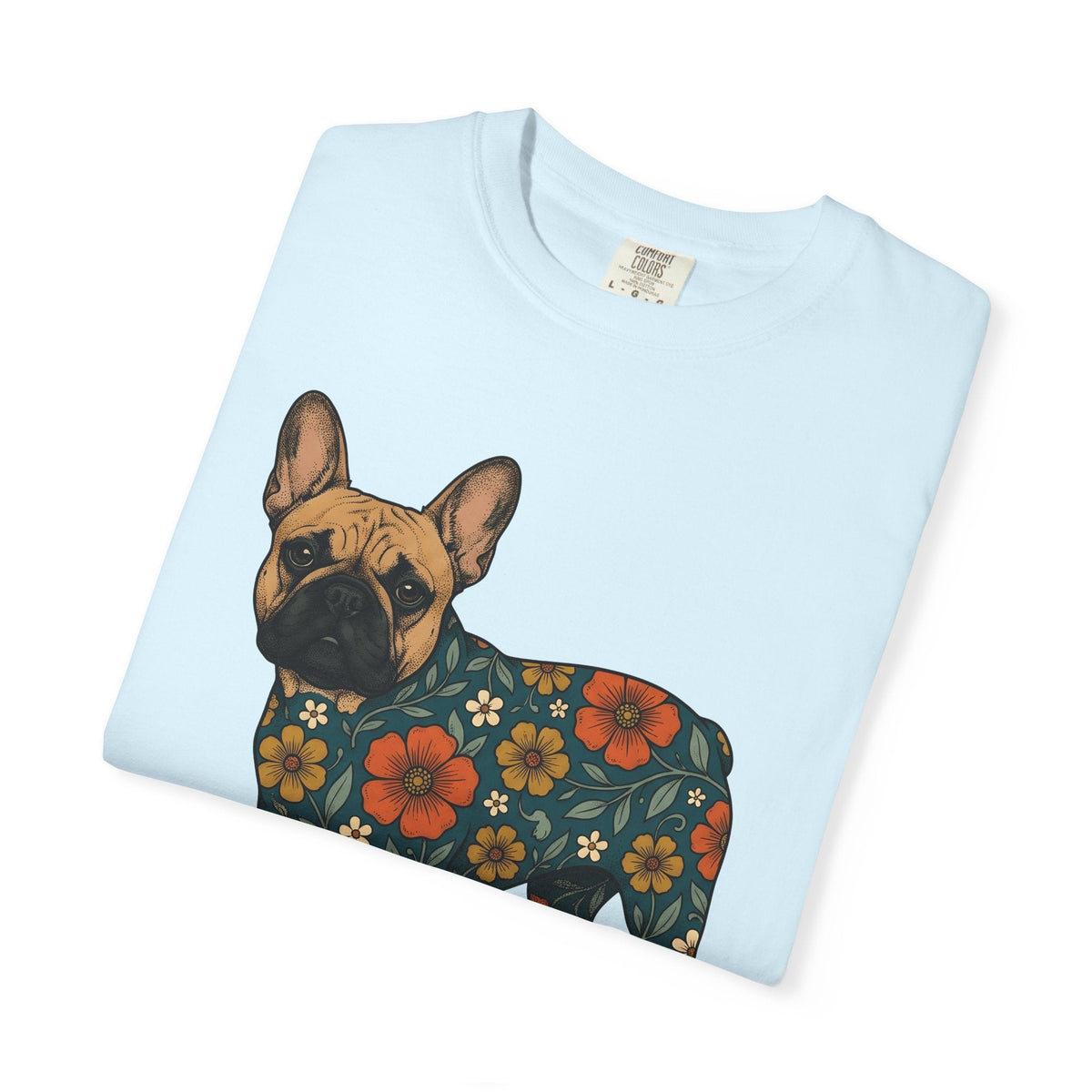 French Bulldog Shirt Dog Floral Unisex Gift Boho Tee product image 8