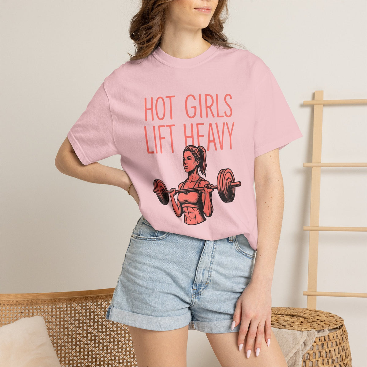 Girl Lifting Weights Shirt Fitness Exercise Gift for Women product image 12
