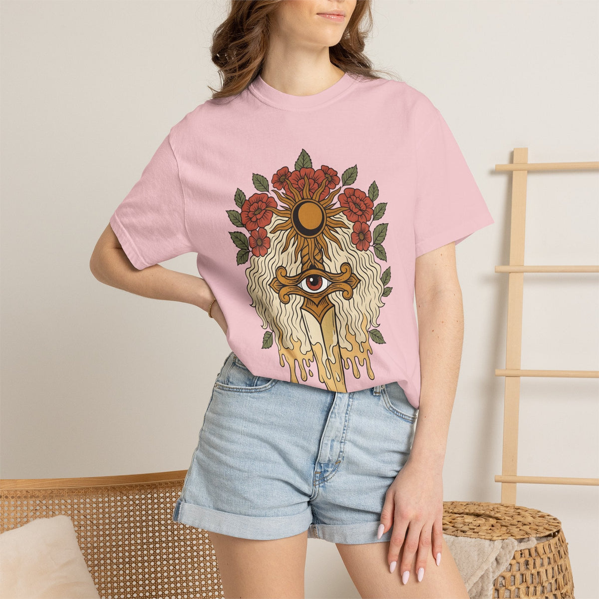 Eye Knife Sun Shirt Boho Chic Spirituality Gift Women product image 12
