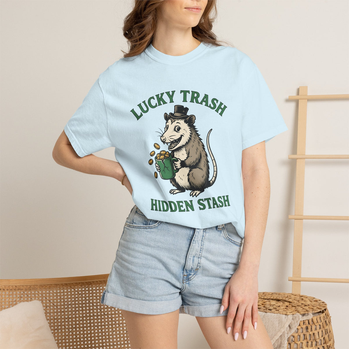 Opossum Leprechaun Shirt St Patrick's Day Funny Unisex Gift product image 9