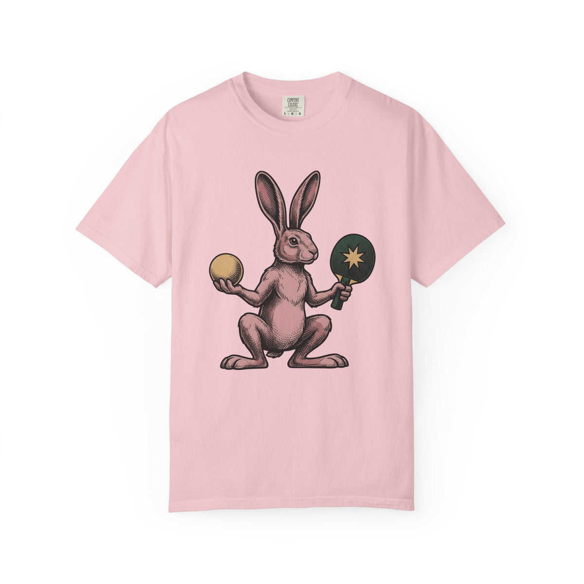 Bunny Ping Pong Shirt Sports Pet Unisex Gift Retro Tee product image 3