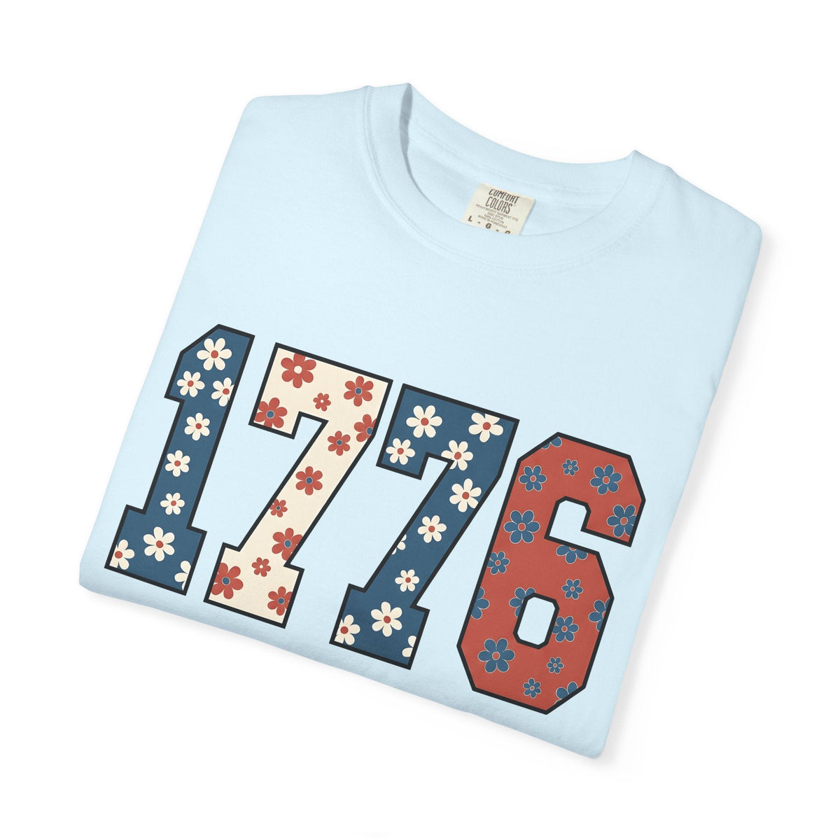 Flag Numbers Shirt America Beachwear Gift Women Botanical product image 8