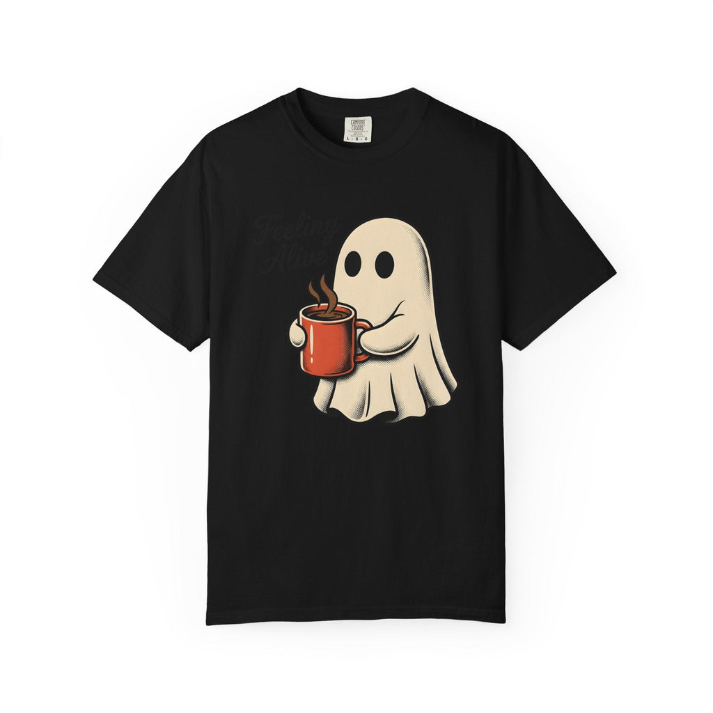 Spooky Coffee Shirt Halloween Espresso Unisex Gift Comic product image 4