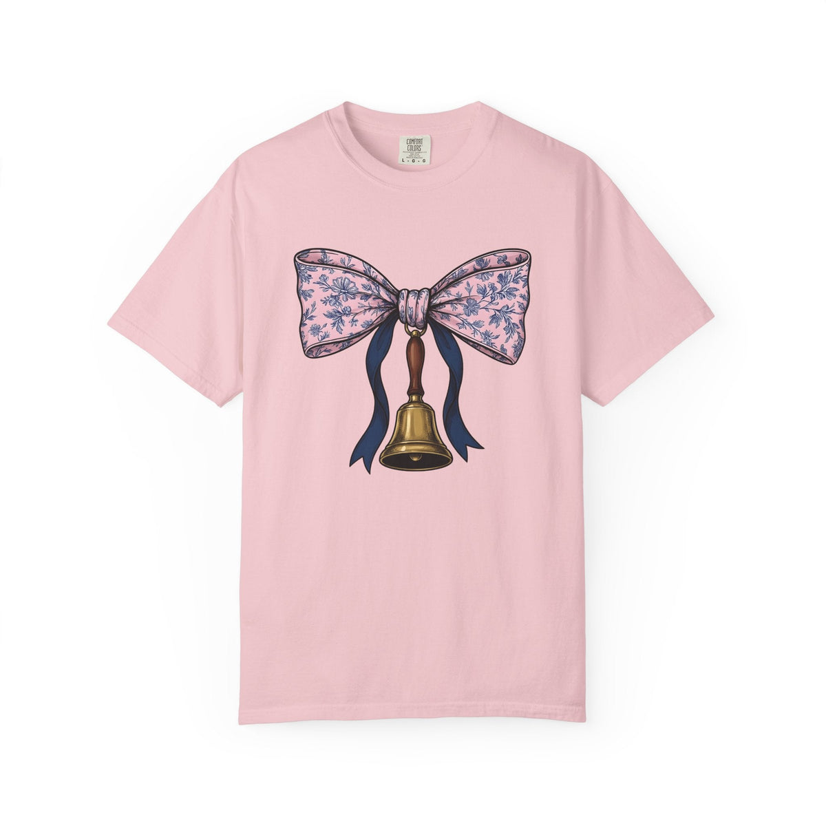 School Bell Antique T-Shirt – Vintage Teacher Pencil product image 3