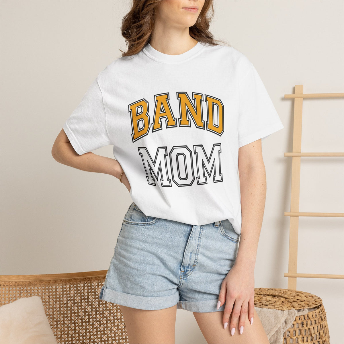Varsity Lettering Design Shirt Band Mom Institution Gift product image 6
