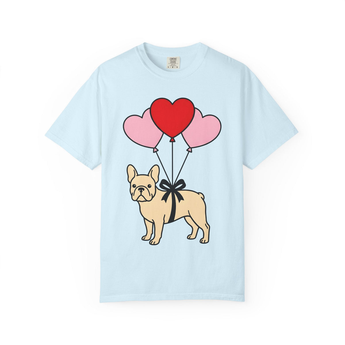 French Bulldog Shirt St. Valentine's Day Puppies Unisex product image 2