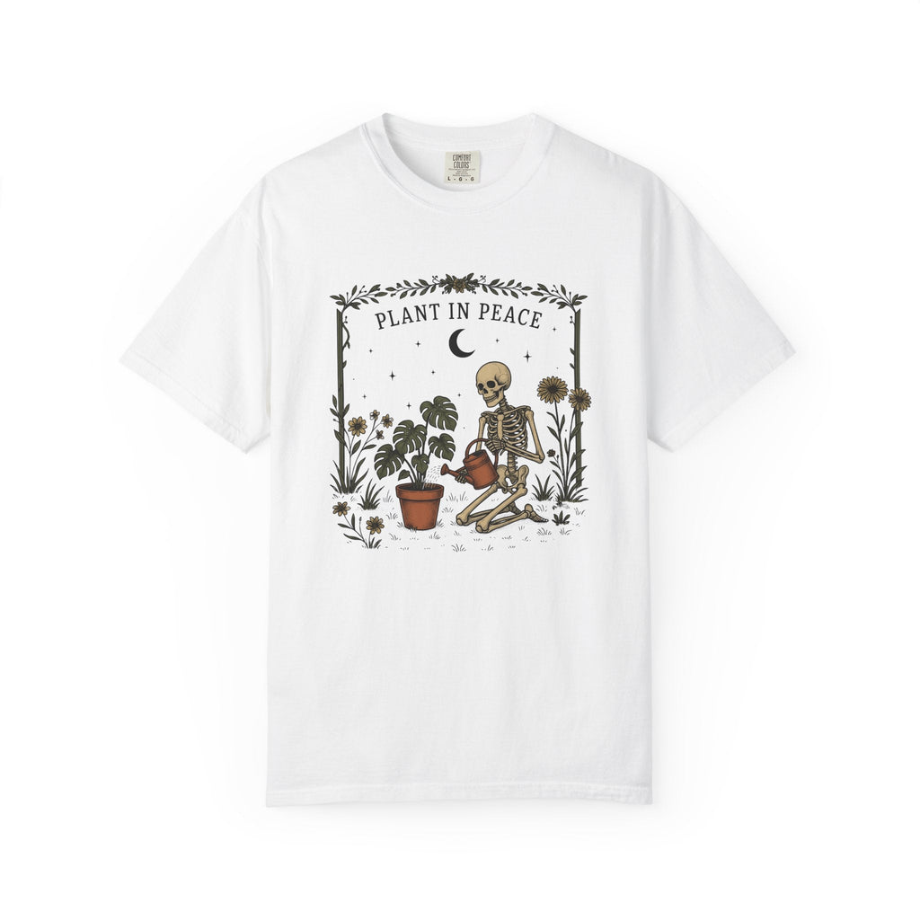 Skeleton Gardening Shirt Halloween Plant Unisex Gift Boho product image 1