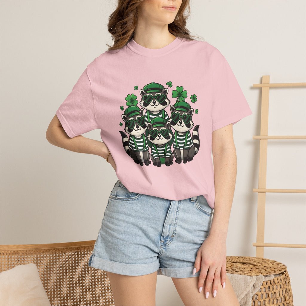Raccoon Group Shirt St Patrick's Day Animal Unisex Gift product image 12