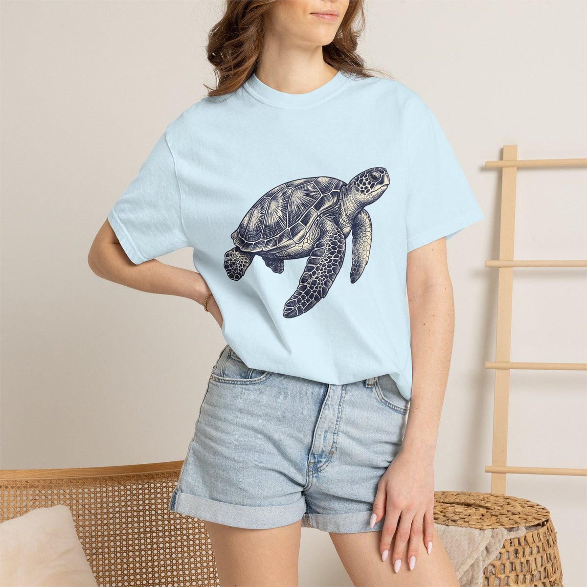 Sea Turtle Shirt Animals Life Unisex Gift Line Art Tee product image 9