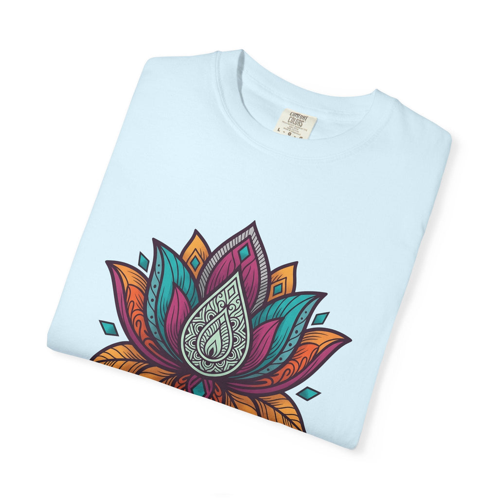 Mandala Lotus Shirt Boho Chic Yoga Unisex Gift Tee Sacred product image 8