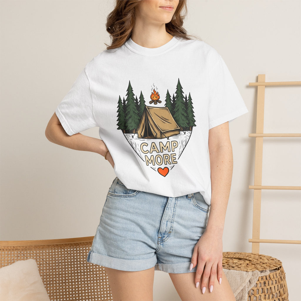 Camping Tent Shirt Adventure Unisex Gift Line Art Tee product image 6