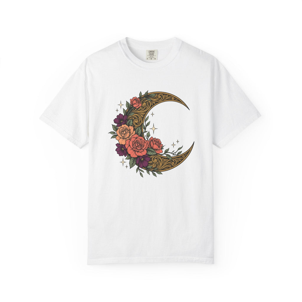Crescent Flower Moon Shirt Cowgirl Stars Gift for Women product image 1