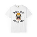 Pug Dog Shirt Dog Humor Gift Women Cartoon Tee Puggle T-Shirt Dog Fan Comic Graphic Tshirt Hand Drawn Beanie Hat Tshirt
