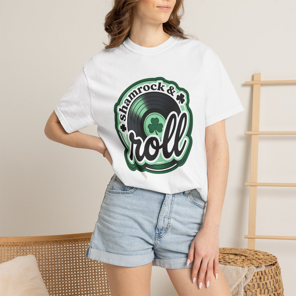 Record Disc Shirt St Patrick's Day Sound Unisex Gift Pop product image 6