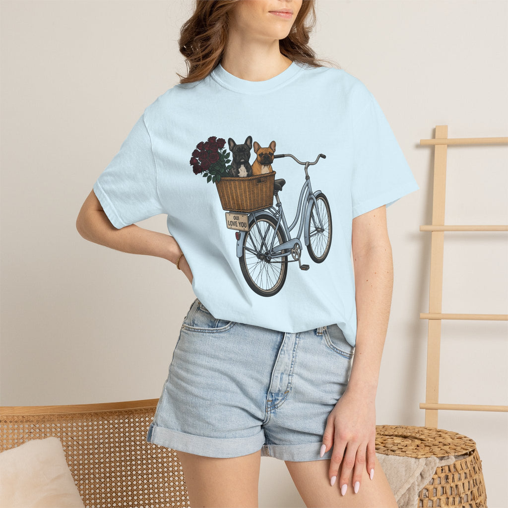 Frenchie Bike Shirt Valentines Day Puppy Gift Women Rustic product image 9