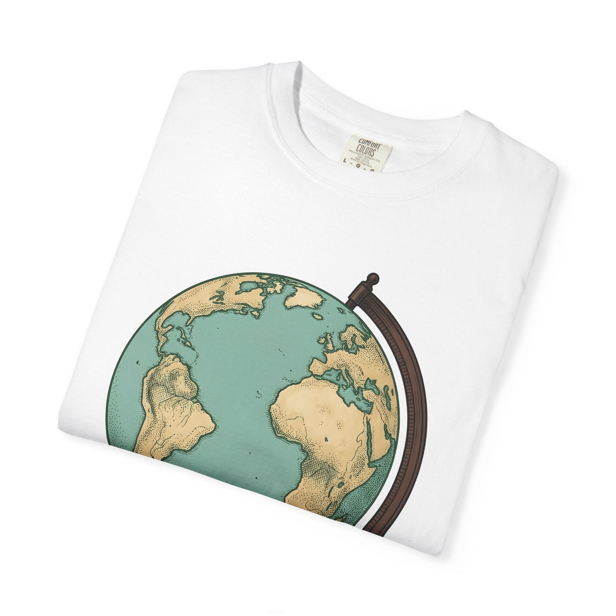 Earth Globe Shirt Travel Maps Unisex Gift Retro Tee World product image 5