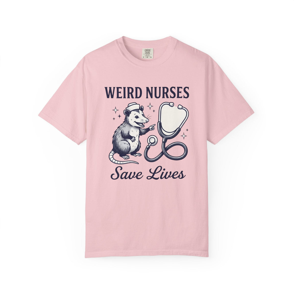 Possum Nurse Shirt Nurses Creatures Unisex Gift Hand Drawn product image 3