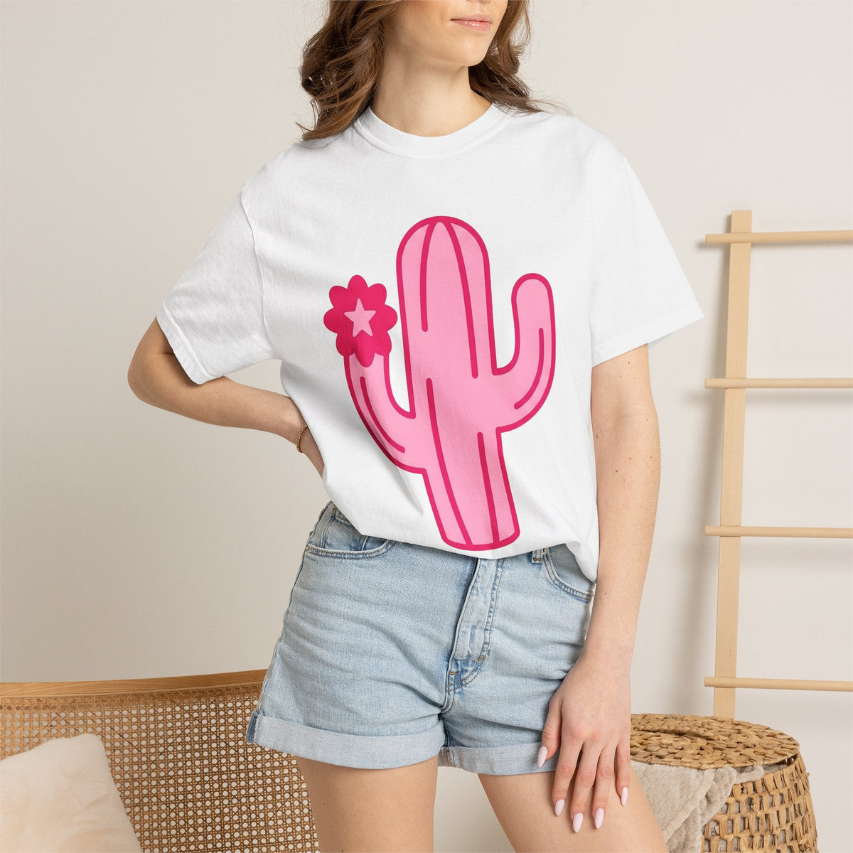 Cactus Graphic Shirt Cowgirl Western Gift for Women Minimal product image 6
