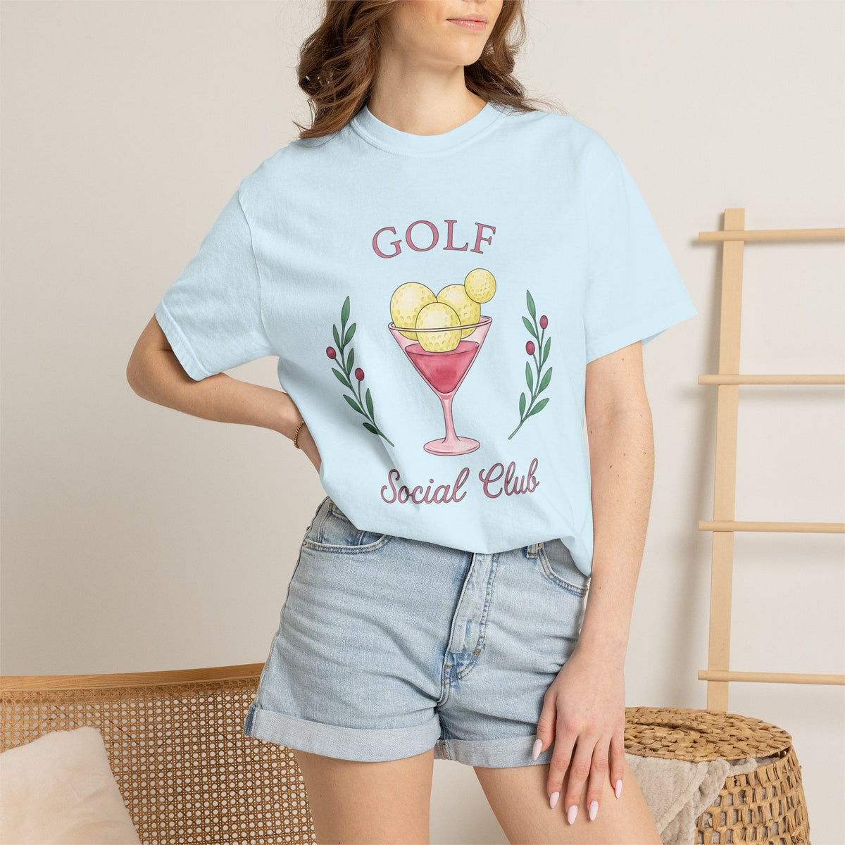 Golf Drink Shirt Joke Unisex Gift Hand Painted Tee Cocktail product image 9