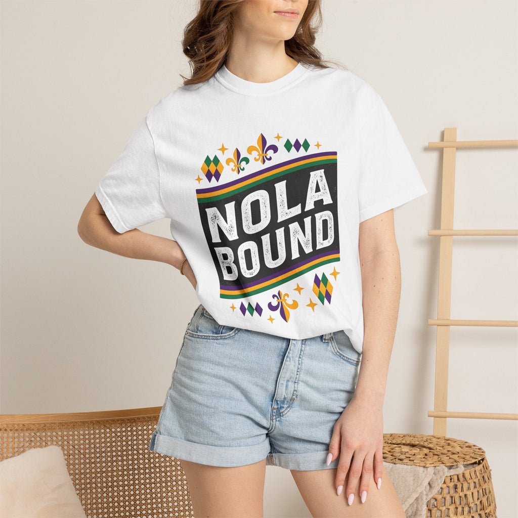 Fleur De Lis Shirt Mardi Gras Event Unisex Gift Bold Tee product image 6