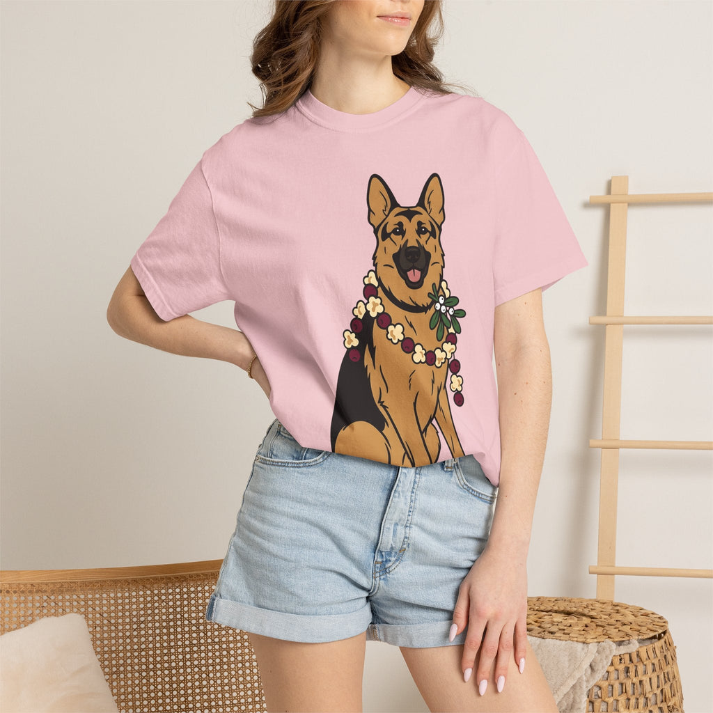 German Shepherd Shirt Dog Christmas Unisex Gift Cartoon Tee product image 12