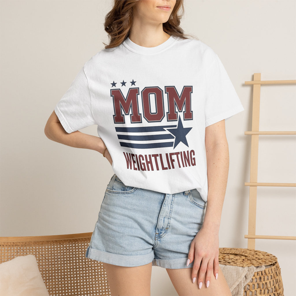 Stars Stripes Shirt Mom Fitness Gift for Women Bold Tee product image 6