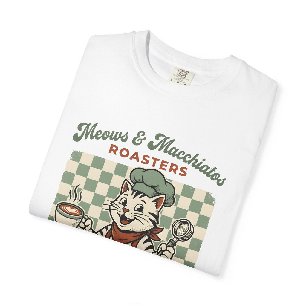 Espresso Cat Shirt Mocha Unisex Gift Retro Tee T-Shirt product image 5