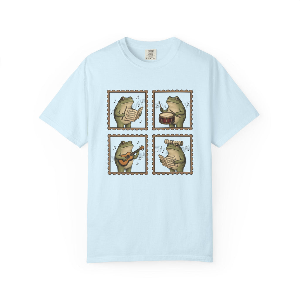 Frog Players Shirt Music Critters Unisex Gift Sketch Tee product image 2
