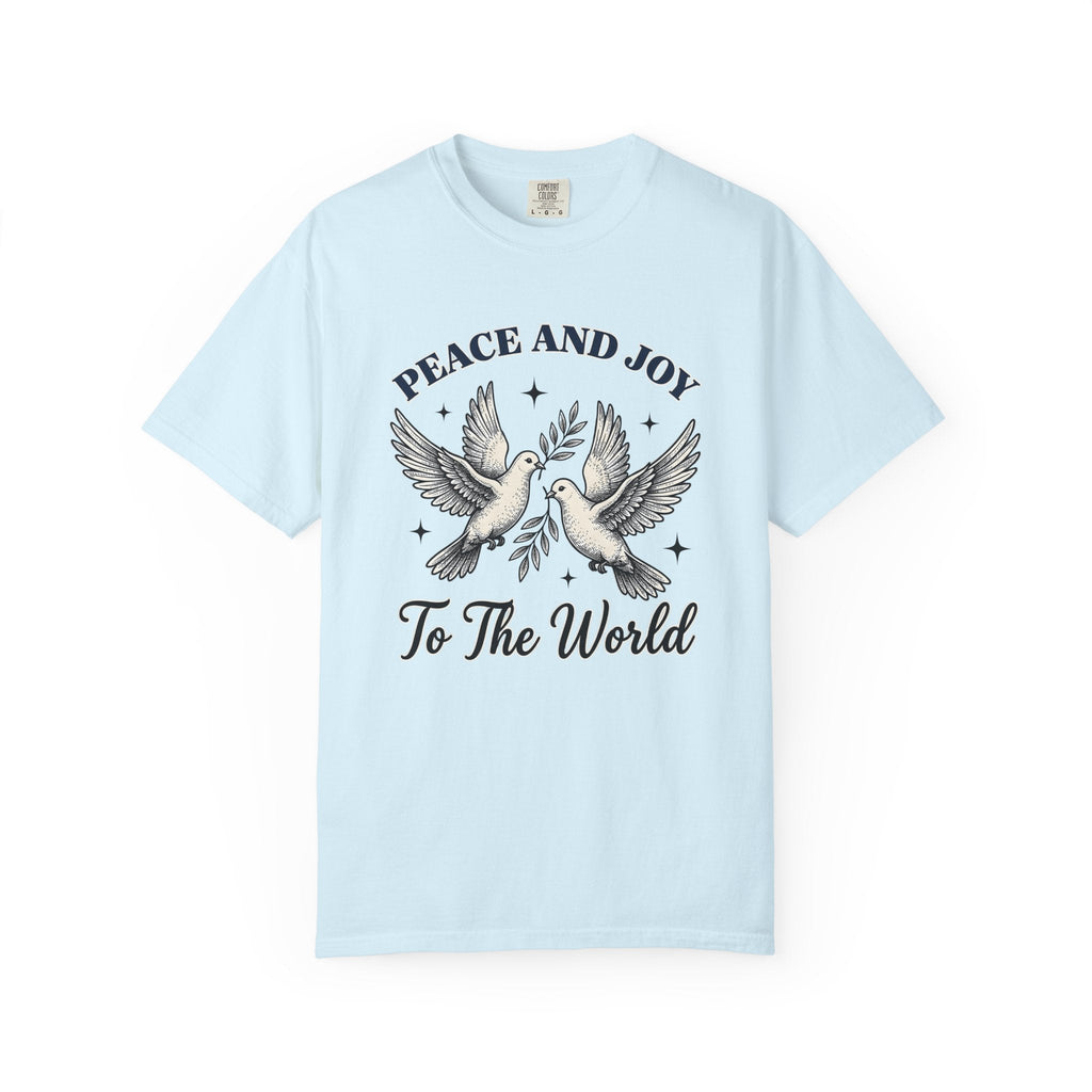 Dove Pair Shirt Christmas Peace Unisex Gift Vintage Tee product image 2