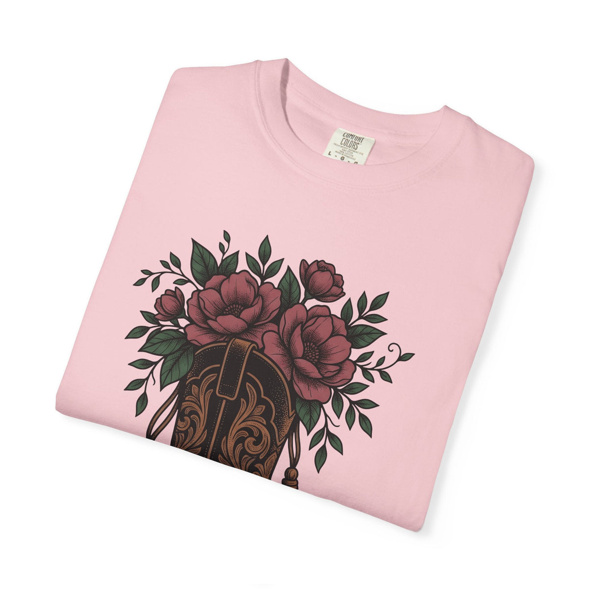 Cowgirl Boot Floral Shirt Rodeo Gift for Women Ethnic Tee product image 11