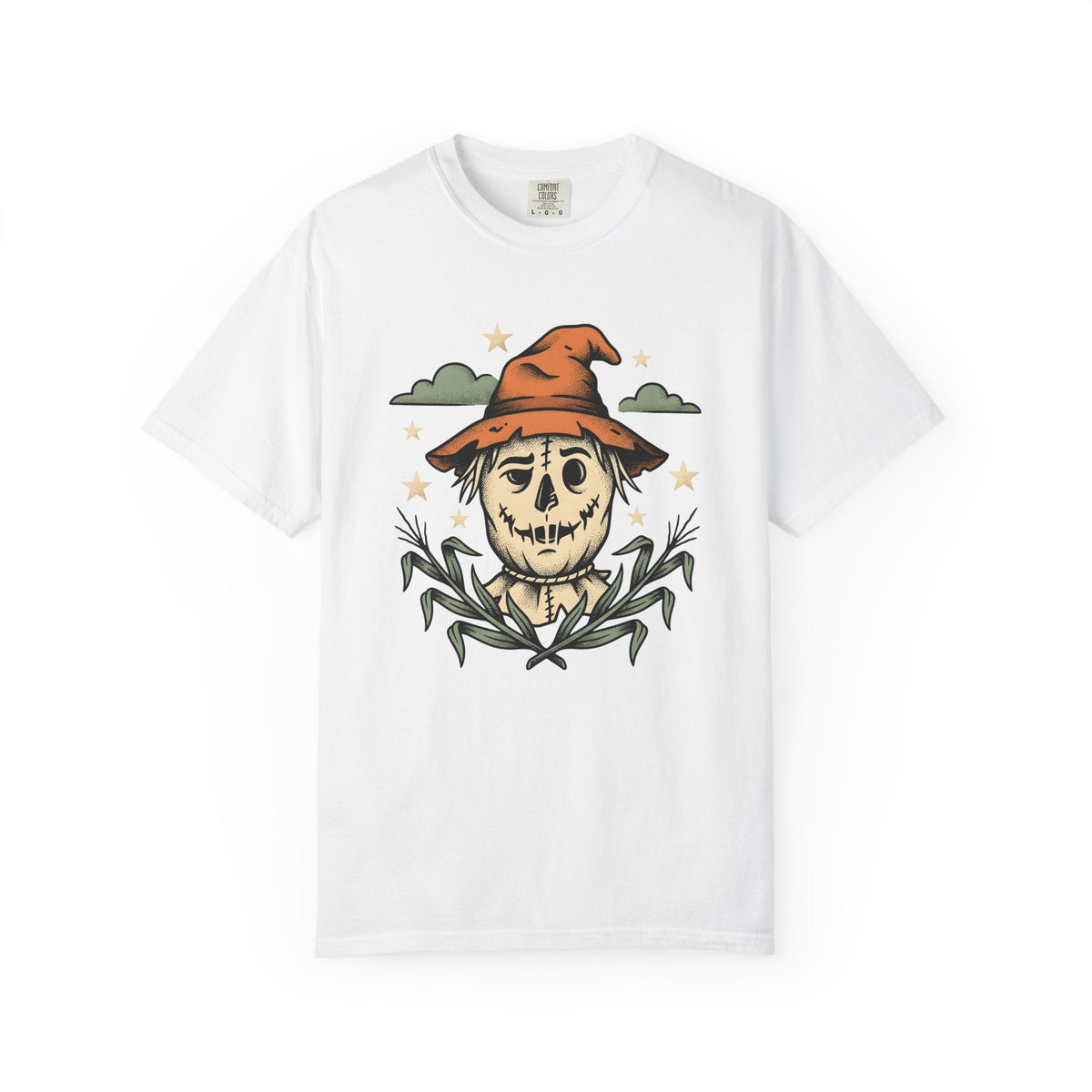 Witch Skull Retro T-Shirt – Halloween Horror Macabre product image 1