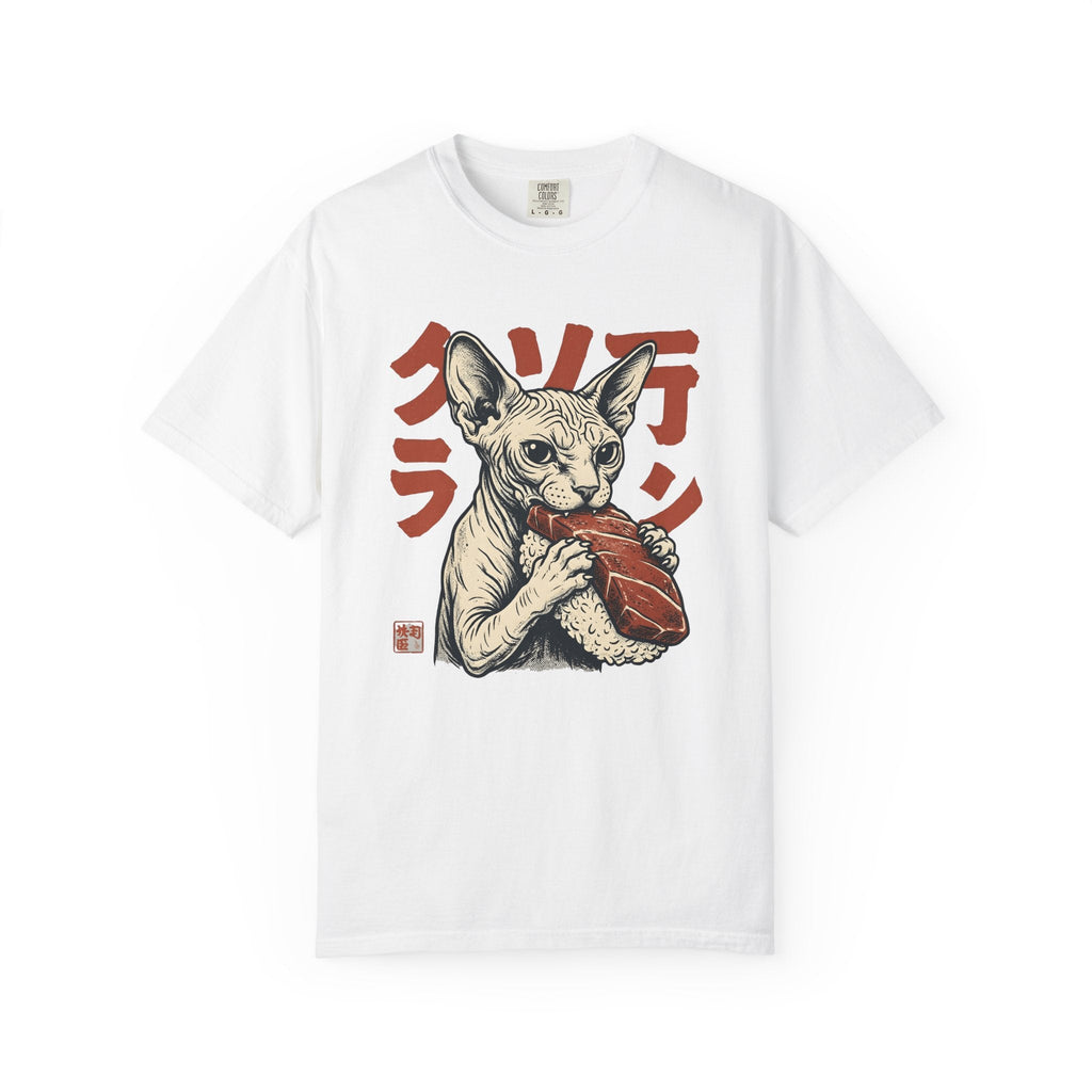 Sphynx Cat Sushi Shirt Food Gift Women Tattoo Art Tee product image 1
