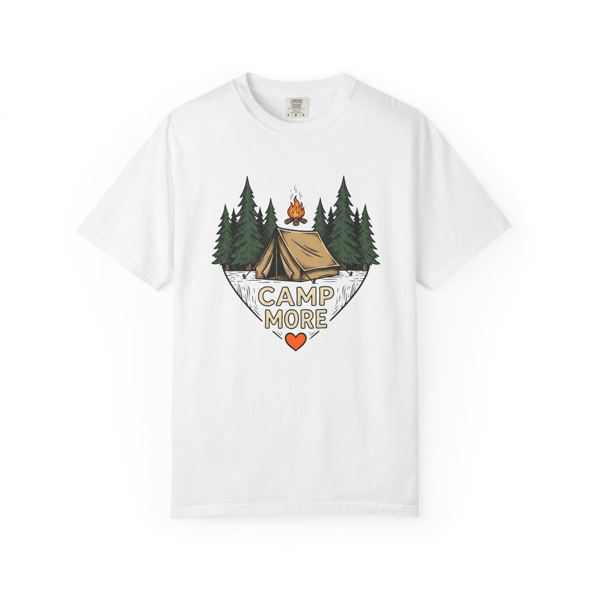 Camping Tent Shirt Adventure Unisex Gift Line Art Tee product image 1