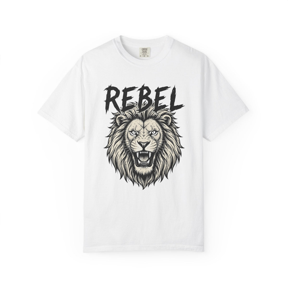 Lion Face Shirt Animals Fauna Unisex Gift Ink Tee T-Shirt product image 1