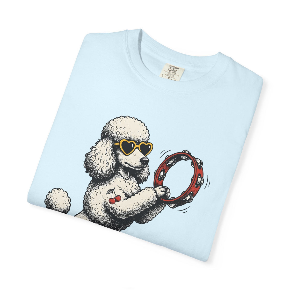 Poodle Dog Shirt Music Unisex Gift Cartoon Tee T-Shirt Fan product image 8