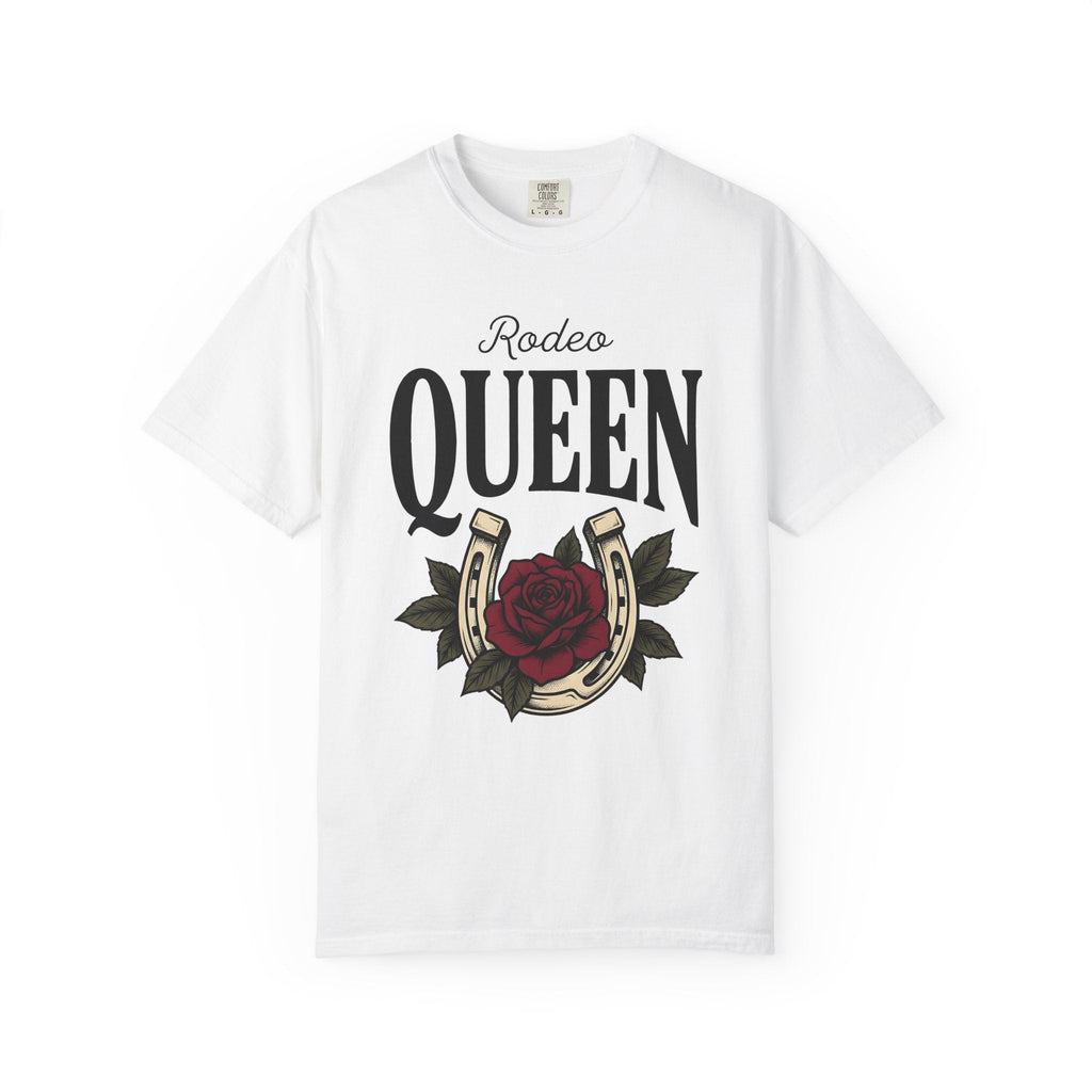 Horseshoe Rose Shirt Cowgirl Rodeo Gift Women Vintage Tee product image 1