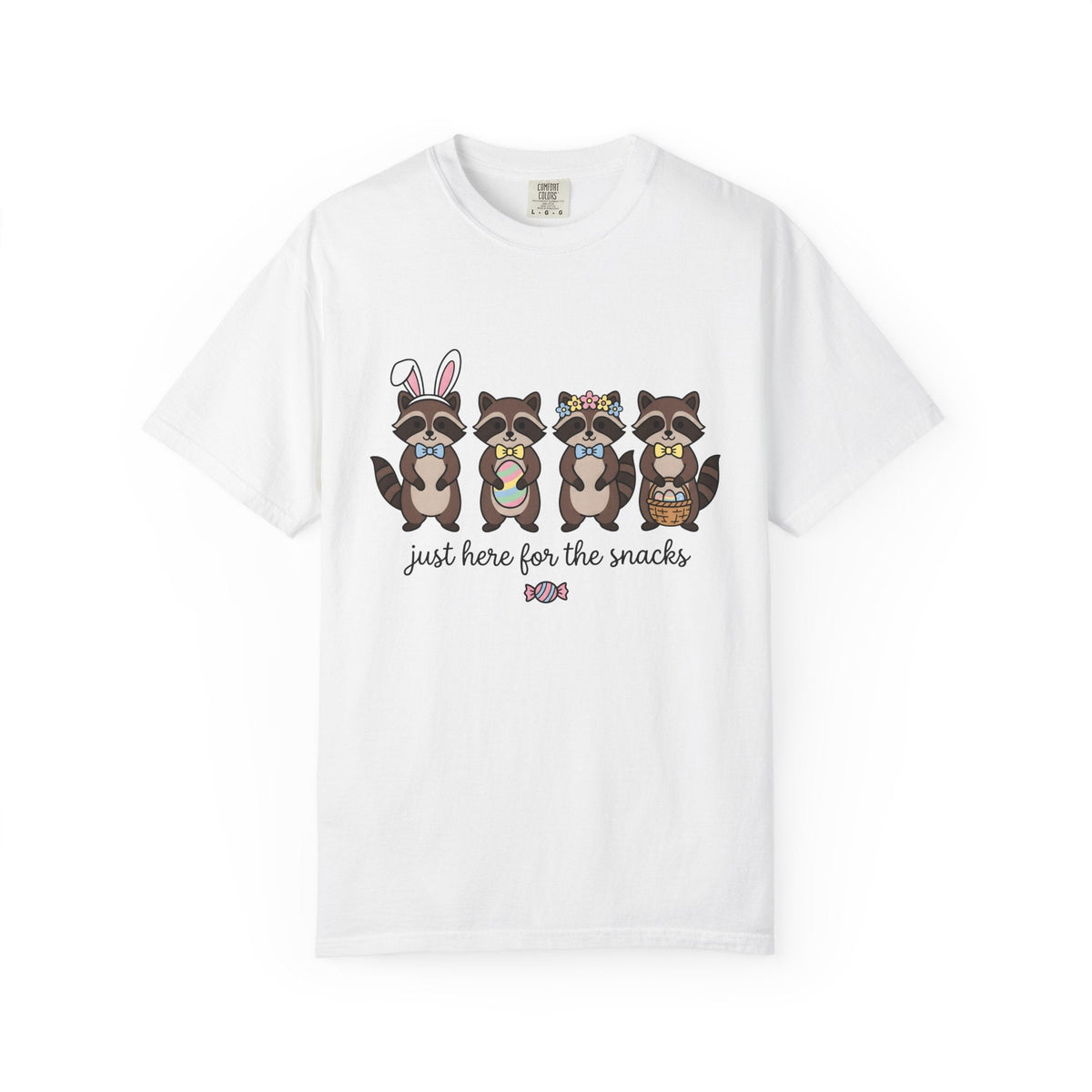 Raccoon Family Shirt Easter Pets Unisex Gift Sweet Tee product image 1