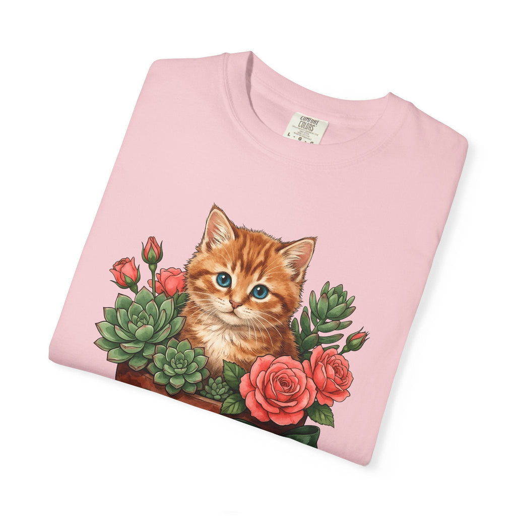 Marmalade Cat Shirt Greenery Unisex Gift Pastel Tee Tabby product image 11