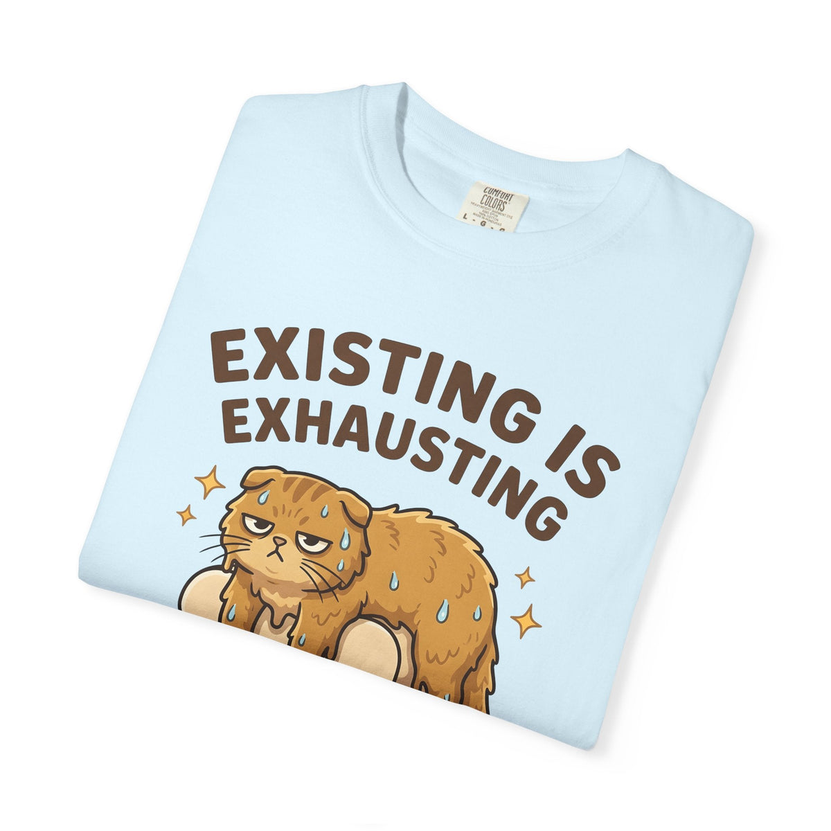 Relaxed Cat Shirt Comedy Gift Women Playful Tee Kitty product image 8