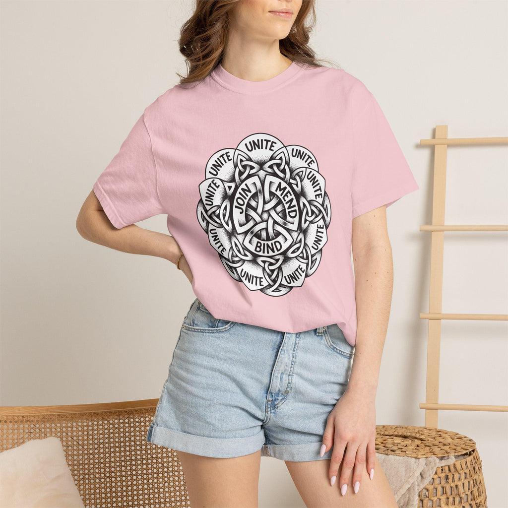 Knotwork Design Shirt Boho Chic Wellness Unisex Gift Body product image 12