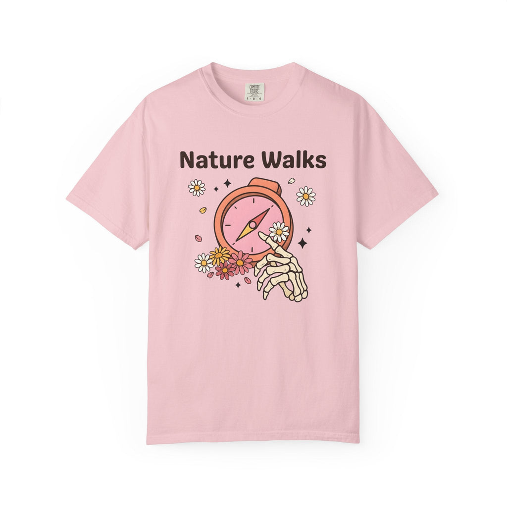 Compass Skeleton Hand Shirt Hiking Floral Unisex Gift product image 3