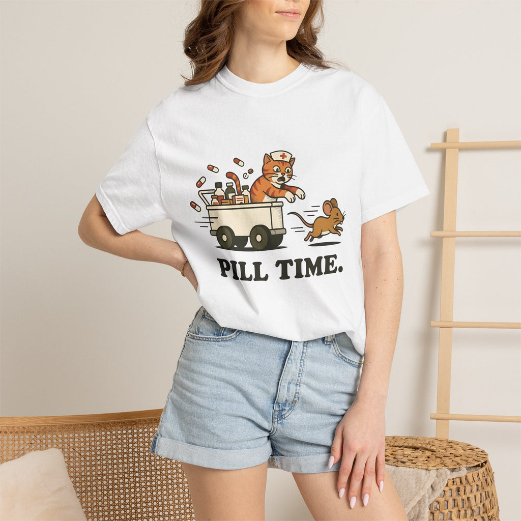 Medical Cat Line Art T-Shirt – Vet Nurse Feline Lover product image 6