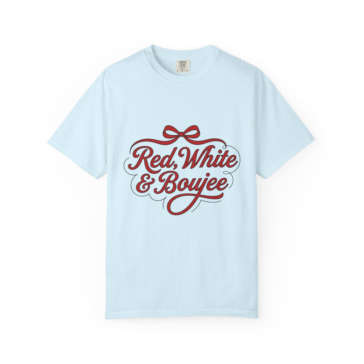 Red Ribbon Design Shirt 4th Of July Flag Gift Women product image 2