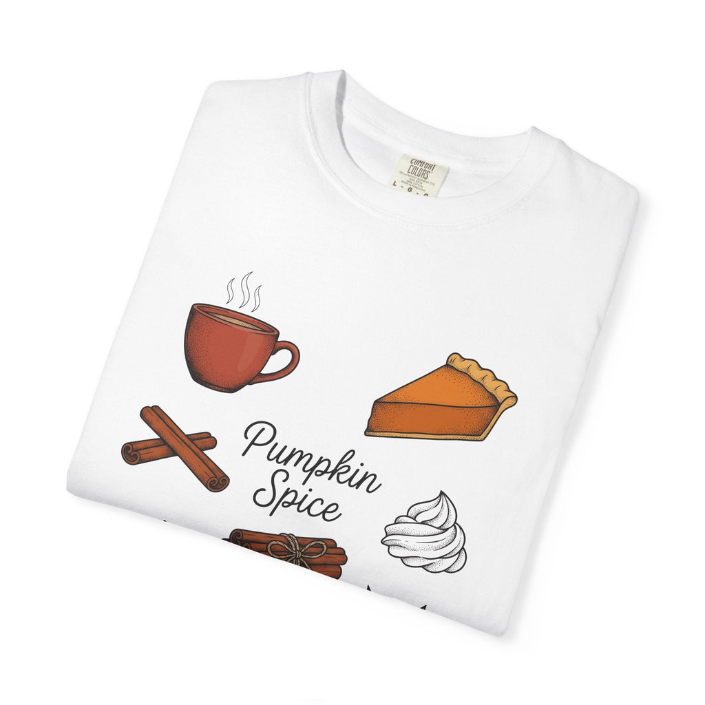 Pumpkin Spice Coffee Shirt Fall Gourmet Unisex Gift Rustic Tee Pumpkin Spice